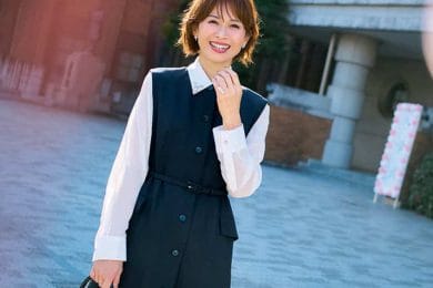 【卒業式→入学式着回し】「ジレにもワンピにもなる」名品のイメチェン力が素晴らしい！