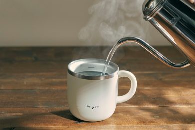 【40代からの温活】お湯を入れたら２～３分で白湯に！忙しい朝でも素早く飲める魔法のようなマグカップ