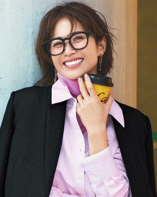 【40代のお仕事コーデ】ジャストサイズが新鮮！端正なJK＆シャツで信頼感を高めて