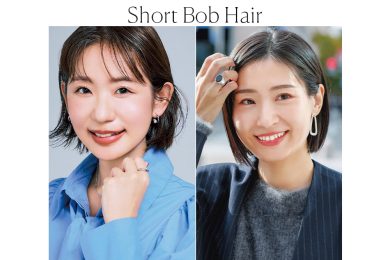 40代の「最旬ショートボブ」SNAP3選。セットも簡単で垢抜ける！