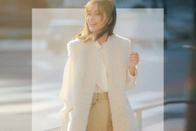 40代の“好感度爆上げ”「ベージュコーデ」2選。気張らず華やか、初対面ママとも◎