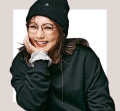 野呂佳代さん、春は【ほの甘カジュアル】。黒ベースだから体型スッキリ＆甘さがちょうどいい！