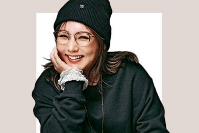 野呂佳代さん、春は【ほの甘カジュアル】。黒ベースだから体型スッキリ＆甘さがちょうどいい！