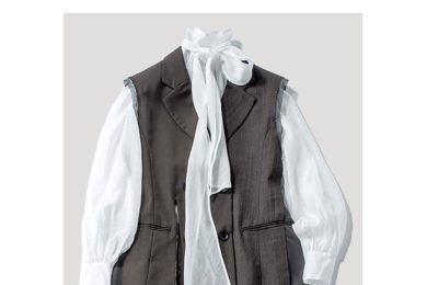 40代の「お腹＆腰まわり」カバーする【ジレ】コーデ3選。“インナーの正解”も！