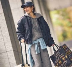 40代ママの【春旅コーデ】３選。「オシャレしたい」と「動きやすい」を両立！