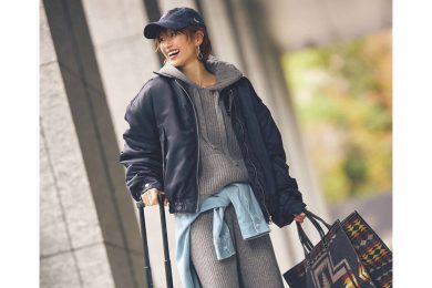 40代ママの【春旅コーデ】３選。「オシャレしたい」と「動きやすい」を両立！