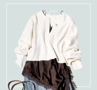 大流行の「レース＆フリル」、40代はこう着たい！“甘々にならず”垢抜ける方法〈7選〉