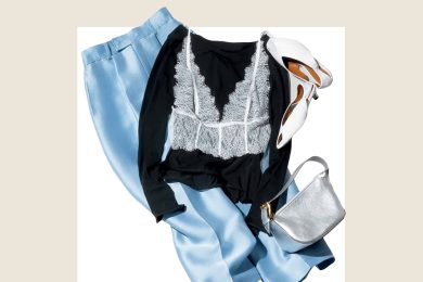 流行ってるけど…「レースキャミのレイヤード」いちばん簡単＆垢抜ける40代コーデ〈３選〉