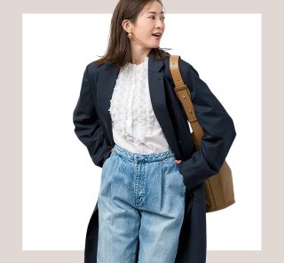 【40代のデニム】は“女っぽく”が正解！今いちばん合わせたい「最旬トップス」3選
