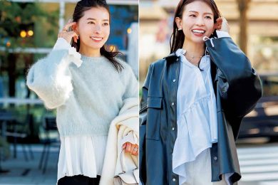 春のお出かけで褒められる！キレイめカジュアル派40代の【勝負ブラウス】コーデSNAP