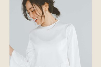 40代の「“ぽっこりお腹”をふわっと隠せる」今どきブラウス3選！効果的な合わせ方も