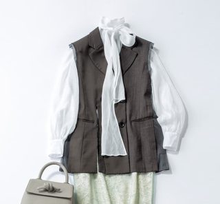 18度を超えたら「ジレ」主役がちょうどいい！どんなコーデにも合う〈色＆デザイン〉2選