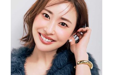 40代「クール系フェイス」の【卒入学式メーク】優しげチークで“キツ見え”回避！