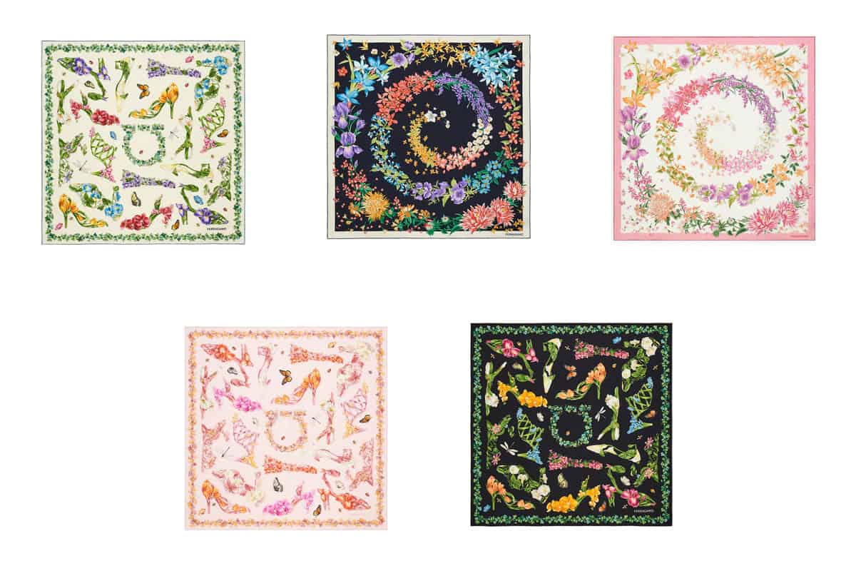 フェラガモ　2026年春夏シルクスカーフ