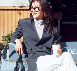 きちんとしながら今っぽい【襟なしジャケット】３選。通勤、保護者会、ランチ会にも！