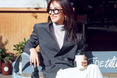 きちんとしながら今っぽい【襟なしジャケット】３選。通勤、保護者会、ランチ会にも！