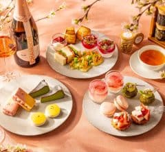 満開の桜を眺めながら楽しむ、大人の「桜アフタヌーンティー」