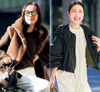 春、「暗め色アウター」でも華やぐコツ！オシャレ40代の正解コーデ〈SNAP4選〉