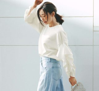 40代「パンツ派」のワンツーコーデが即・垢抜ける！大人の正解【ほの甘トップス】4選