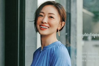 ふわっと風をはらむスカイブルーの【ギャザーワンピ】で全身に春を感じて