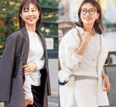 “モノトーン派”40代に大人気！【ひとクセスニーカー】でシンプルコーデが垢抜ける