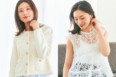 40代に似合う！着るだけで垢抜ける、この春トレンドの【レースアイテム】3選