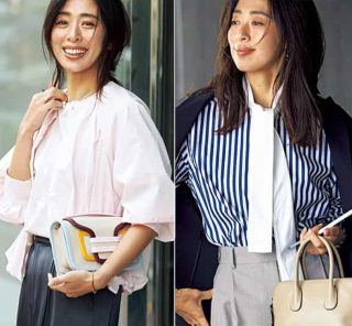 パンツ派40代の「4月にちょうどいい」通勤コーデ。羽織りありorなしの正解！4選