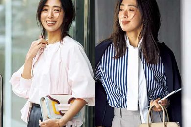 パンツ派40代の「4月にちょうどいい」通勤コーデ。羽織りありorなしの正解！4選