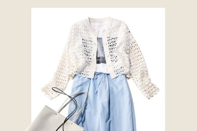 多忙40代に、羽織るだけで“顔周りも気持ちも華やぐ”【白アウター】3選。初対面シーンにも！