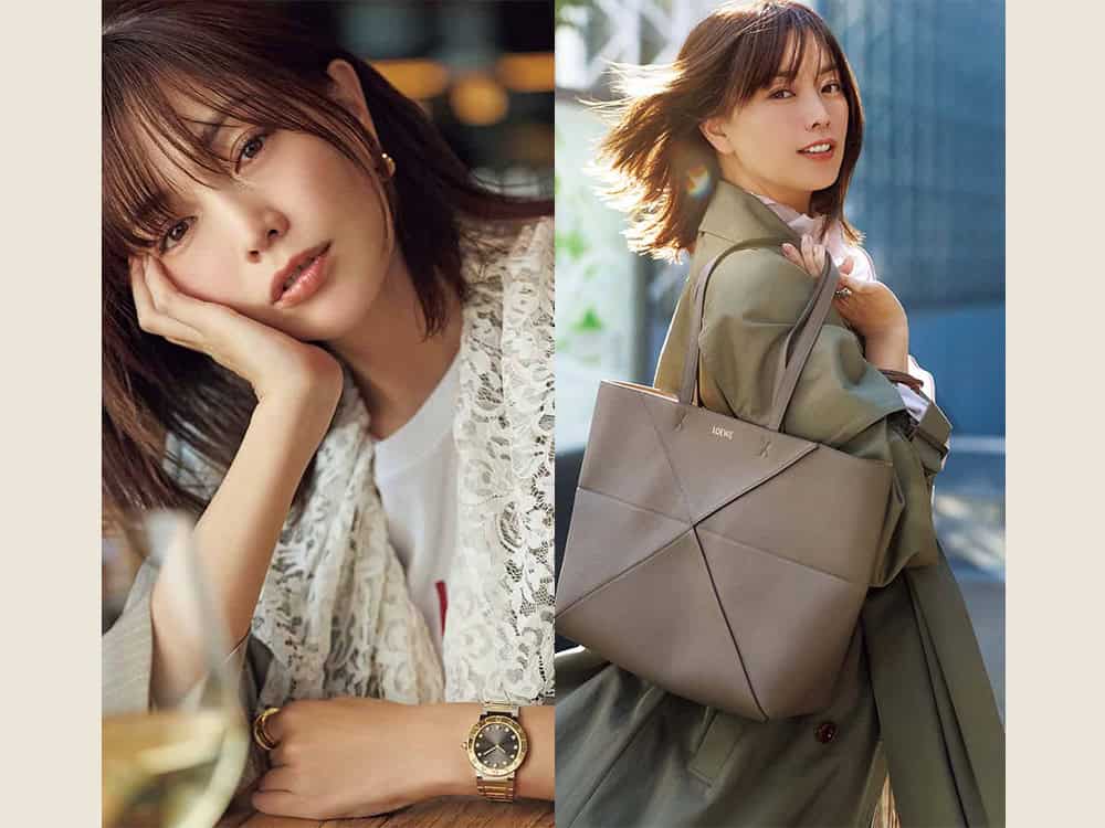 ロエベ、TASAKI、ブルガリetc.】蛯原友里さんが辿る、40代の“節目買い