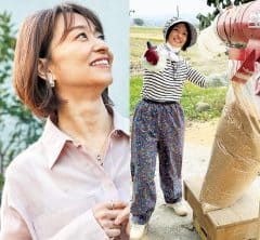 【画像集】住吉美紀さん52歳、週末は素足で田んぼへ「電磁波も抜けるよう」な、心身のデトックス