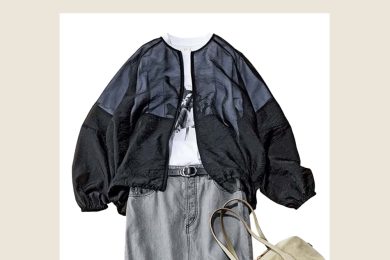 結局「黒」がいちばん垢抜ける！むしろ華やぐ【黒の春アウター】40代が着回しやすい〈3選〉