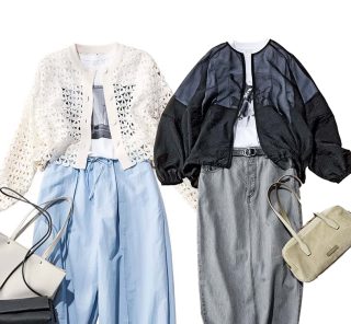 「気温22〜25度」にベストな【Tシャツ＋羽織り】キレイめ派40代の正解コーデ４選！