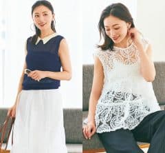 【1万円台】初夏の毎日コーデに。40代が品よく涼しく着られる『シアートップス』