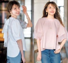 【最高気温22〜25℃】「半袖はまだ早い?」40代は『きれいめ五分袖』で二の腕もカバー!〈3選〉