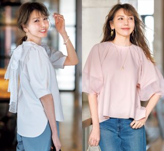 【最高気温22〜25℃】「半袖はまだ早い？」40代は『きれいめ五分袖』で二の腕もカバー！〈3選〉