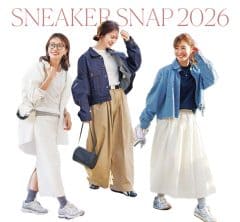 5月、40代は「オシャレしたい日」こそスニーカー！最旬“女っぽカジュアル”SNAP12選