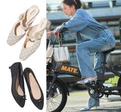 今、40代のカジュアルは“女っぽく”シフト。ぺたんこから「甘めプチヒール」に！最旬8選