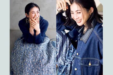 40代、春の“着映えたい日”に。「ネイビー×柄」なら今っぽく洒落て、きちんと感！４選