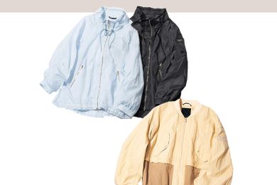 天気がイマイチな日、【キレイ色ナイロンブルゾン】が快適＆洒落る！40代コーデ〈2選〉