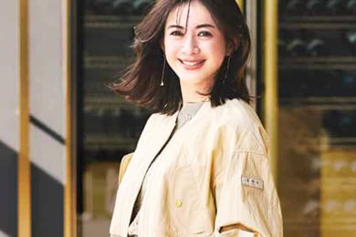 春、40代の定番「ロンスカ＆ワイドパンツ」もっとスタイルUPできる〈羽織りの丈〉は？