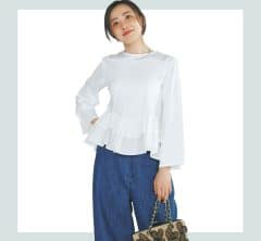 気温23〜25度の【40代デニムコーデ】旬な春トップスで今っぽく、心地よく！４選