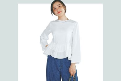 気温23〜25度の【40代デニムコーデ】旬な春トップスで今っぽく、心地よく！４選