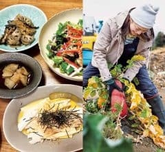 【画像集】加藤紀子さん、農活15年。自作の米・味噌・野菜が並ぶ食卓から、畑での笑顔まで
