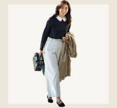 保護者会、懇親ランチに！パンツと合わせるだけで「第一印象最高」トップス〈５選〉