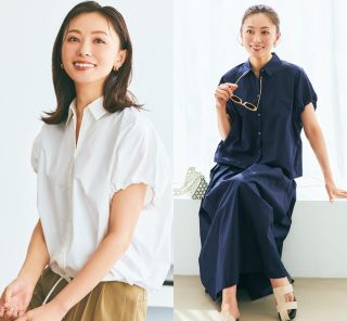 コーデを考えられない日の味方！40代は「ブラウス＆スカート」で簡単にきちんと見え