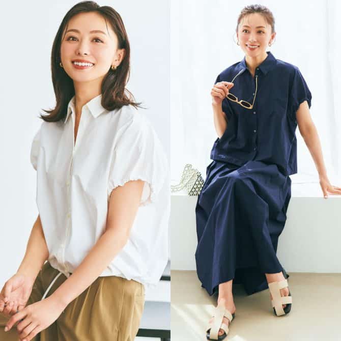 コーデを考えられない日の味方！40代は「ブラウス＆スカート」で簡単にきちんと見え