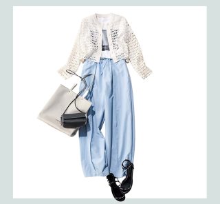 まだ半袖にはなりきれない「20〜25度の日」にちょうどいい、40代の最旬レイヤード3選！