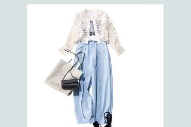 まだ半袖にはなりきれない「20〜25度の日」にちょうどいい、40代の最旬レイヤード3選！