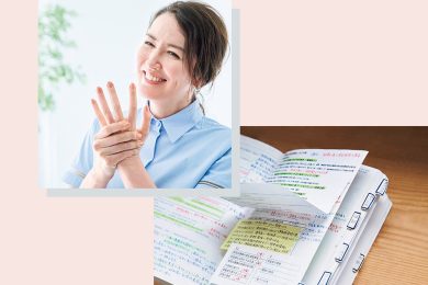 【画像集】山本モナさん、40代半ばで弁護士に。“自分名義”の自信にあふれた笑顔と、ギッシリの手帳も